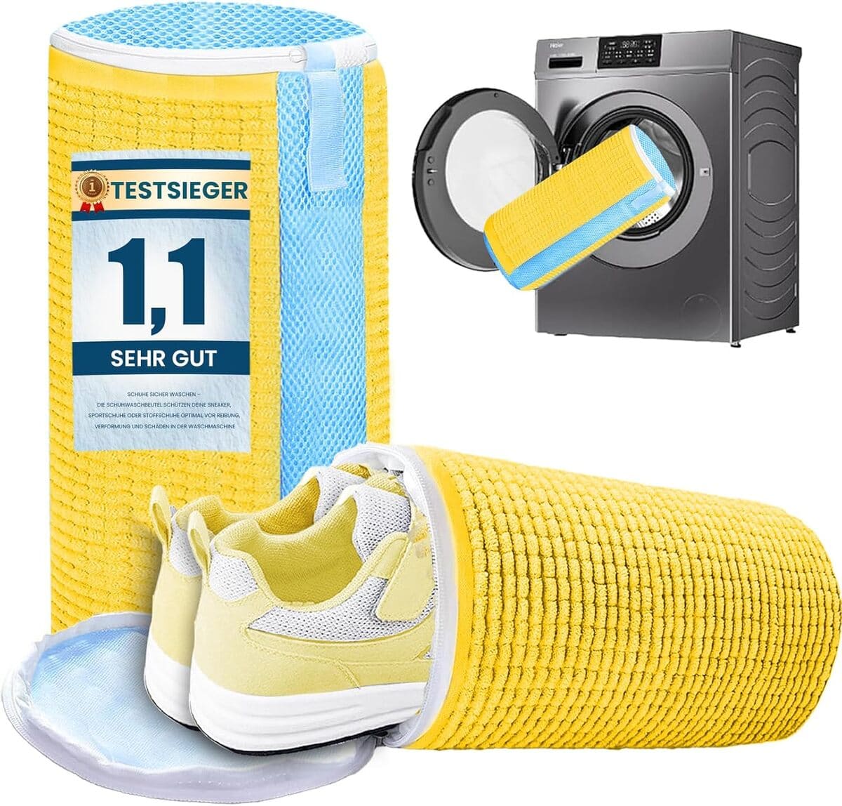 Bolsas para lavar zapatillas en lavadora, HUPIRIC