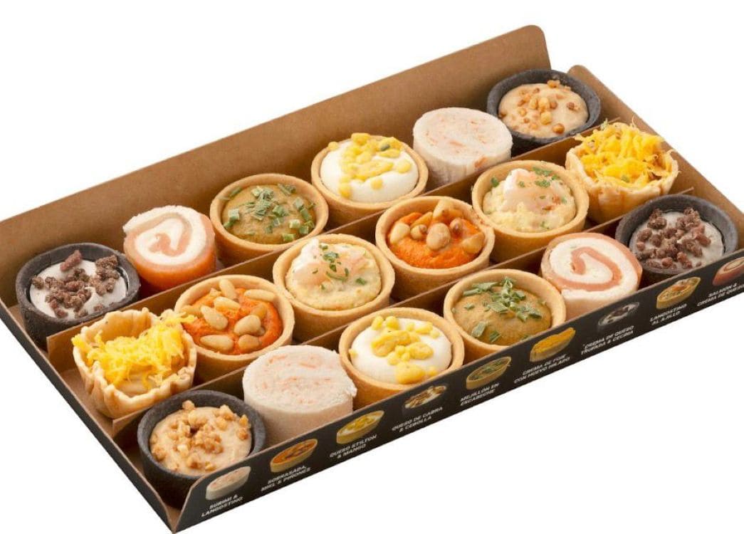 Surtido de canapés congelados
