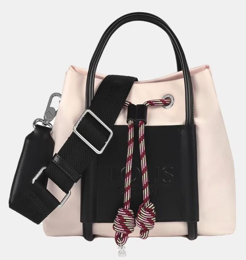 Bolso saco Empire de nylon reciclado con cordones