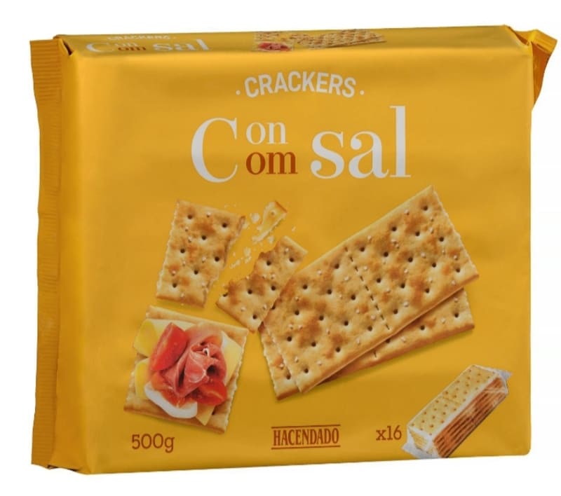 Crackers con sal Hacendado