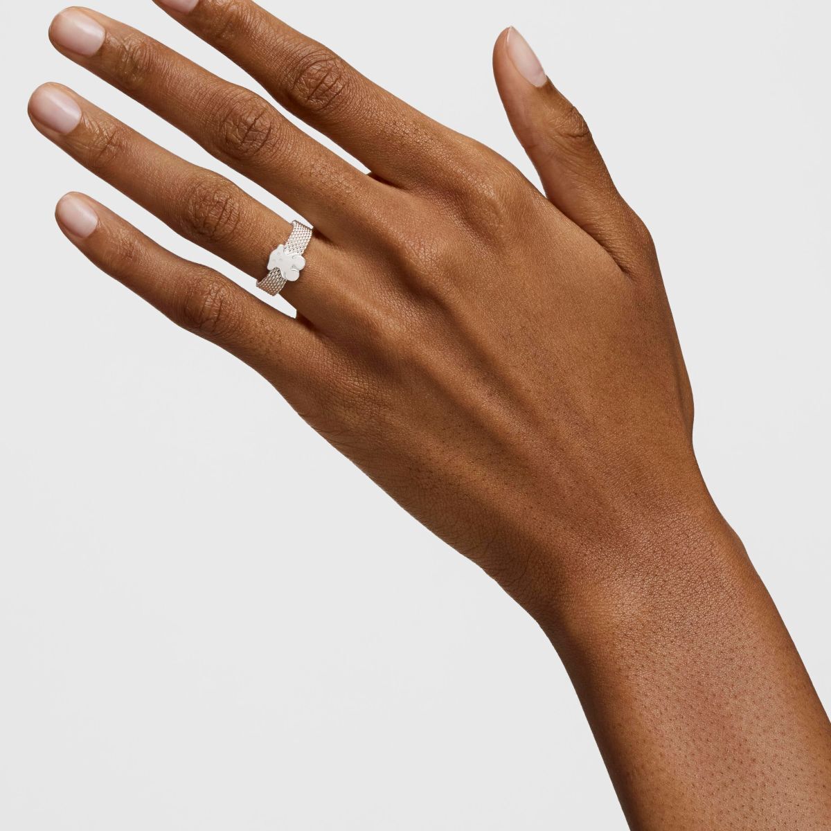 Anillo de plata Mesh de Tous