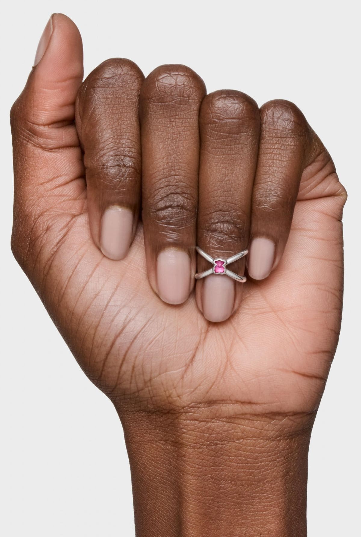 Claws ring de plata y rubí creado en laboratorio Icon Color LGG de Tous