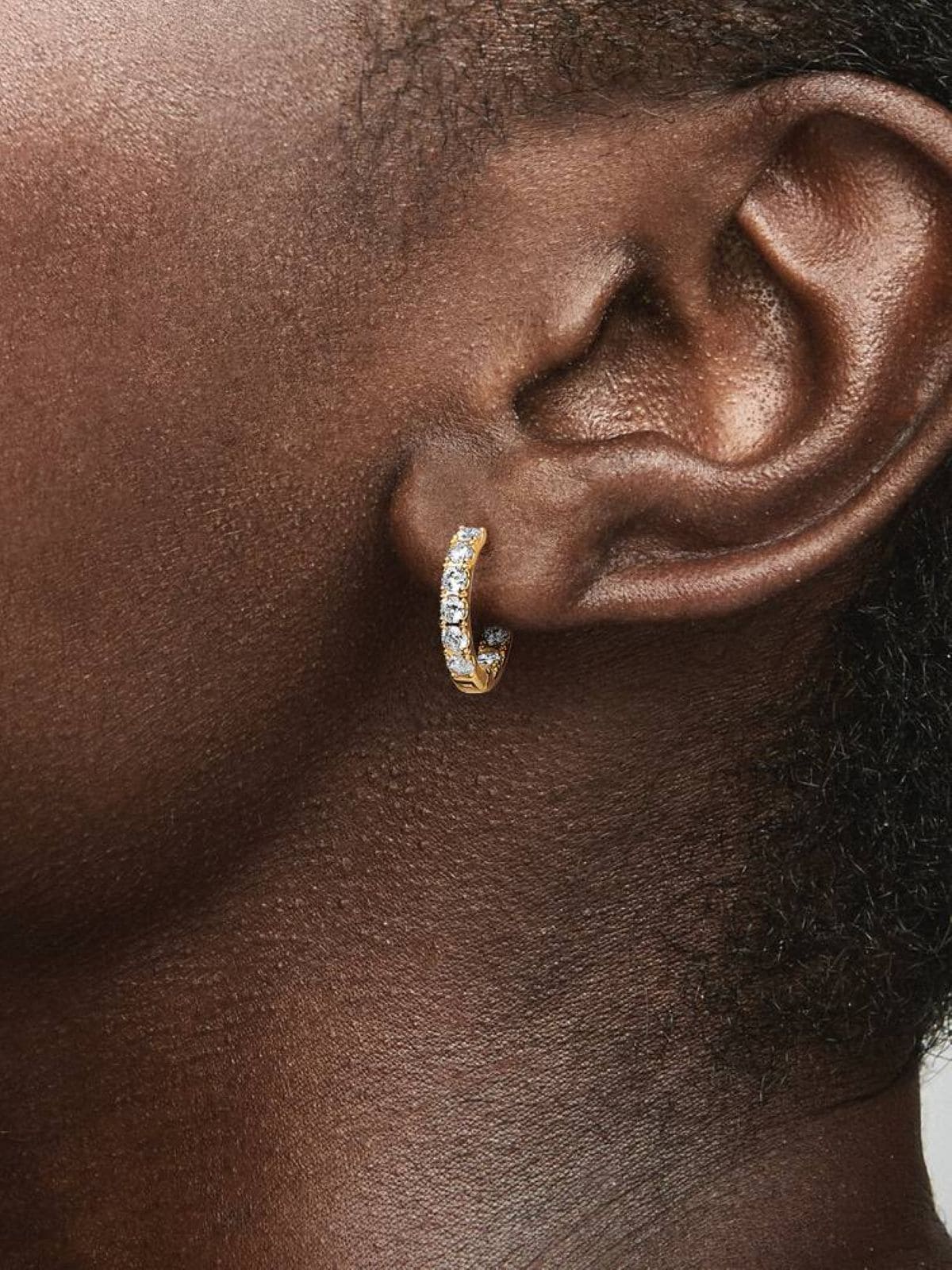 Pendientes de aro fila brillante eternidad de Pandora