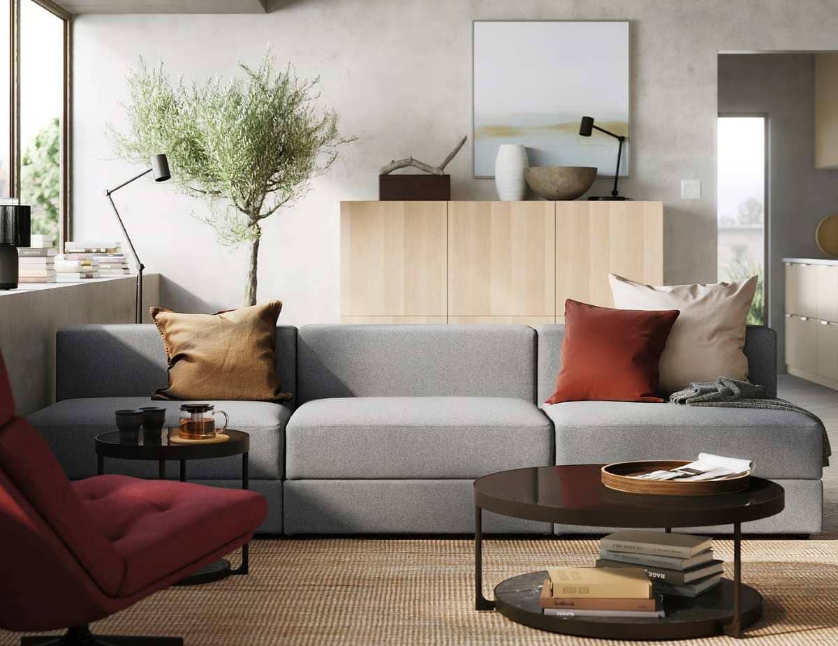 JÄTTEBO Sofá modular 4-5 plazas de Ikea