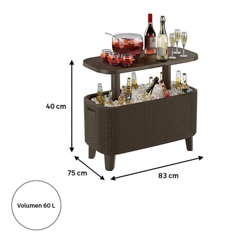 Arcón de resina KETER Bevy Bar de Leroy Merlin