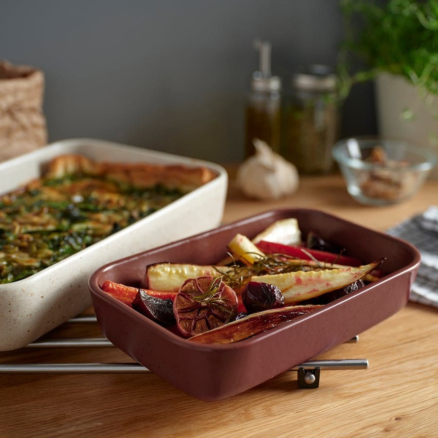 Set de fuentes para horno servir LYCKAD