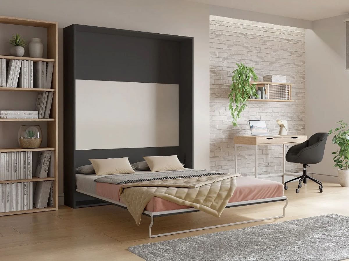 Cama abatible + Colchón MALINA II, VENTE-UNIQUE