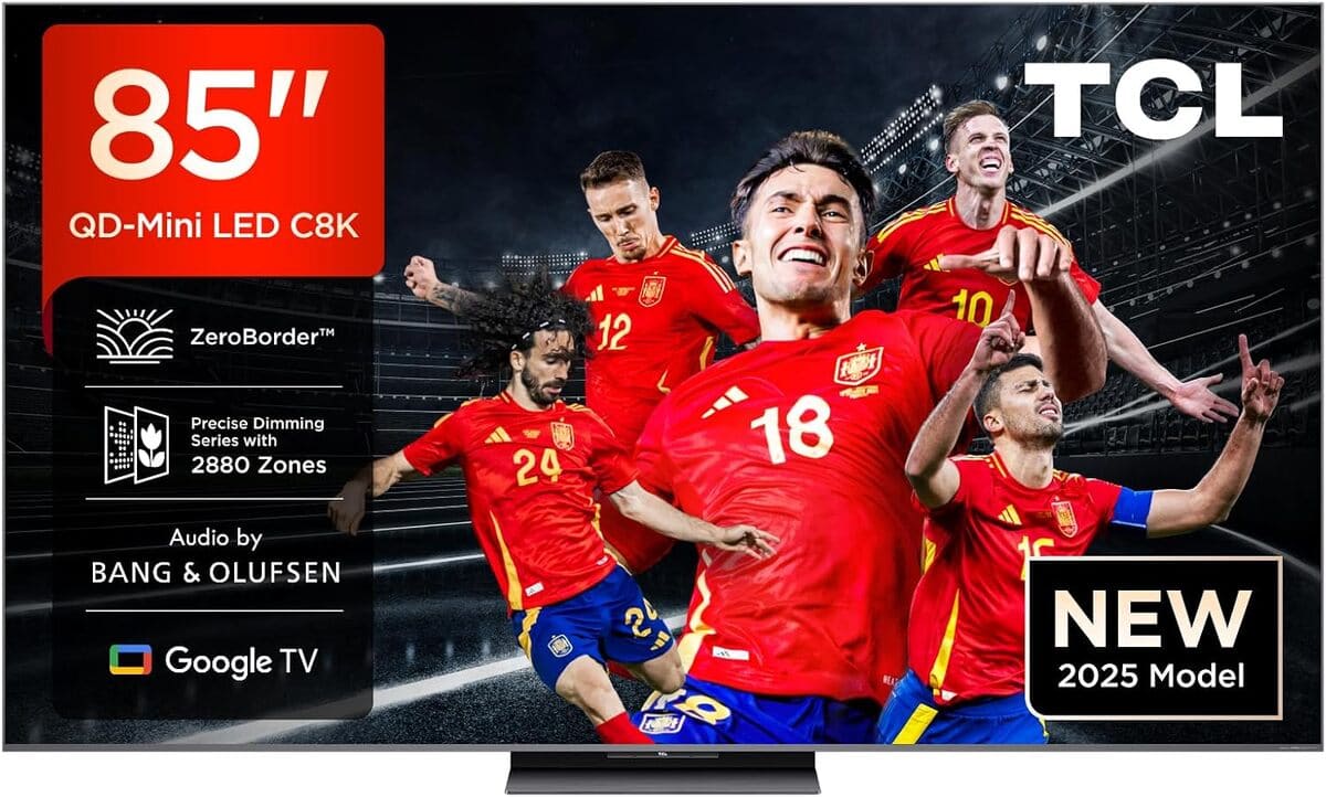 TV 85C8K de 85'' QD-Mini LED, TCL