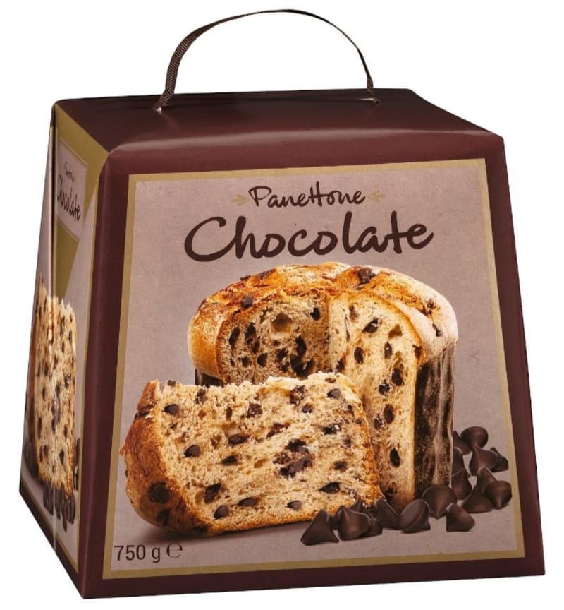 Panettone con pepitas de chocolate Hacendado