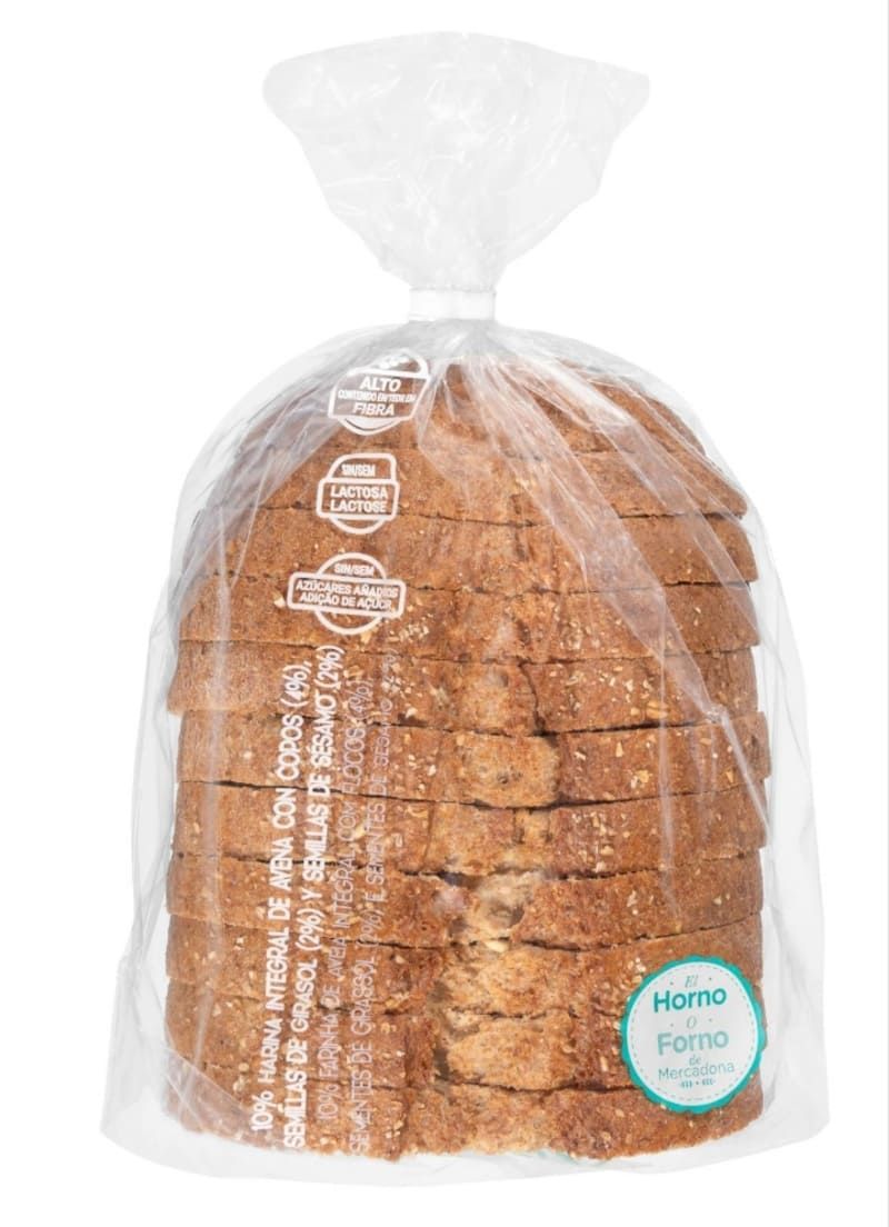 Media Hogaza integral de avena, semillas de girasol y sésamo rebajado