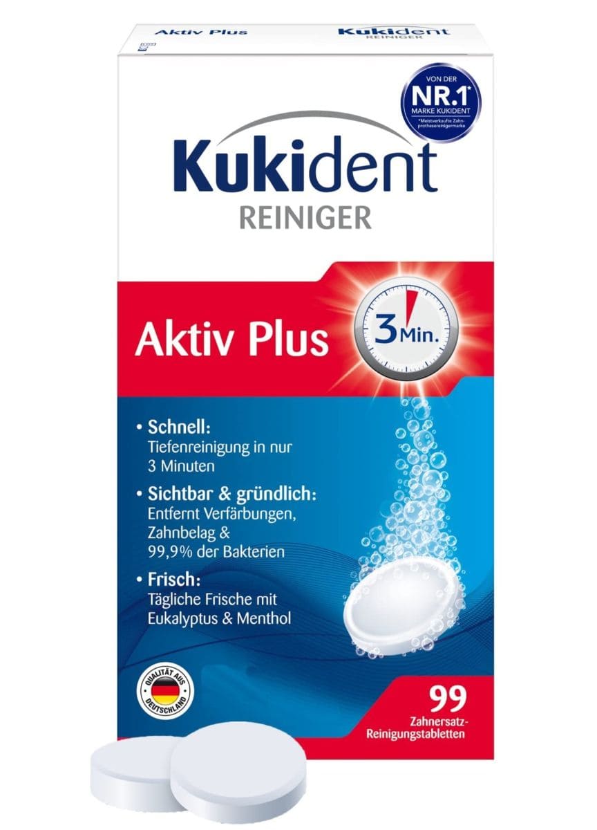 Pastillas de limpieza Aktiv Plus Kukident