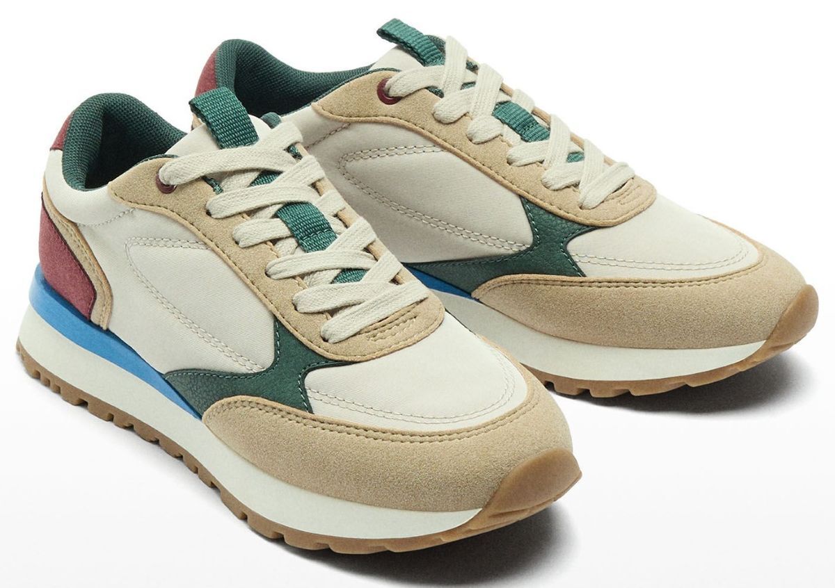 Zapatillas contraste multicolor de Parfois