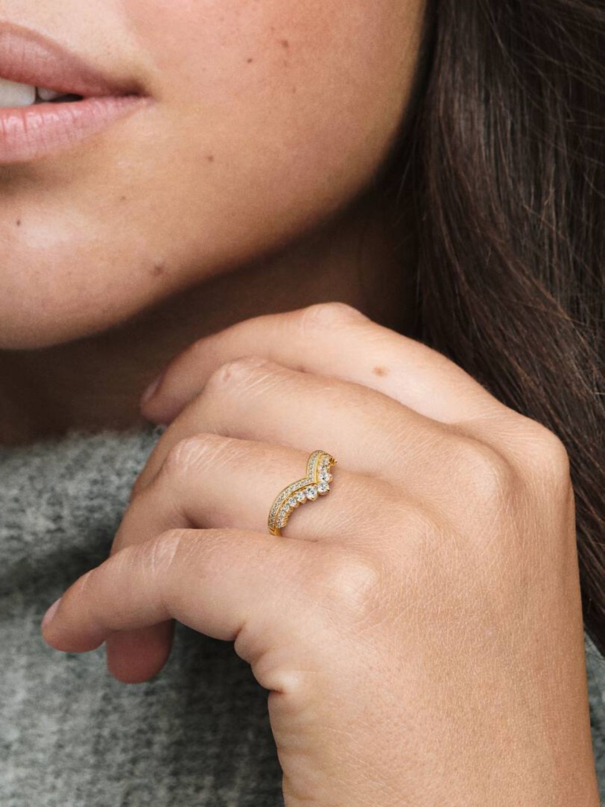 Anillo tiara deseo de Pandora