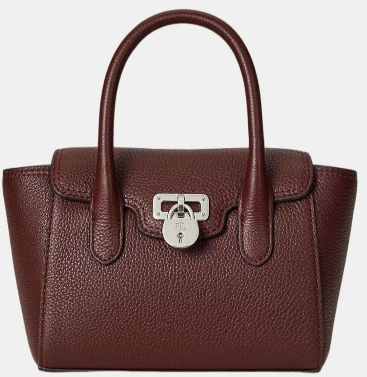 Bolso satchel Tanner pequeño de piel Ralph Lauren de El Corte Inglés