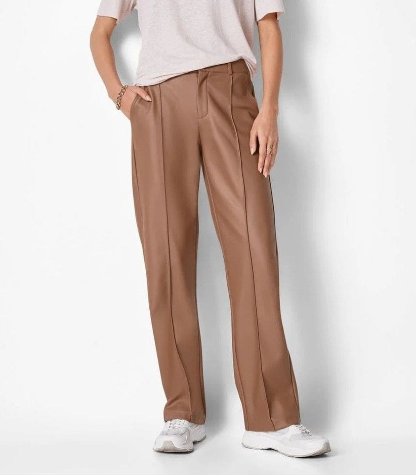 Pantalón de pernera ancha para mujer de Lidl