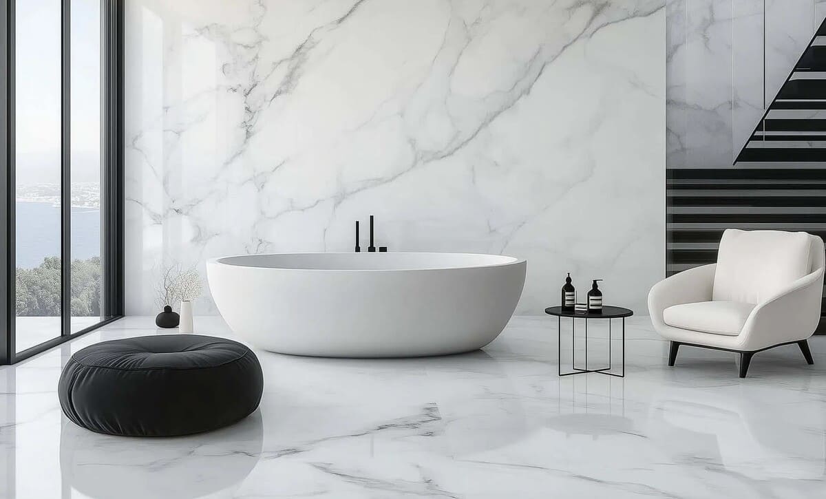 Revestimiento de pared efecto mármol Nacare, EURO TRADE FLOORING