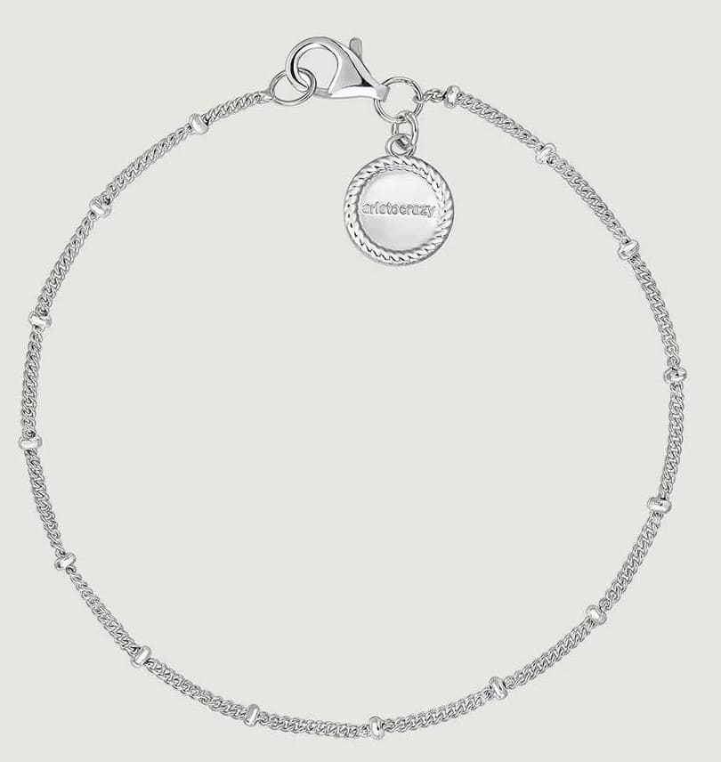 Pulsera de cadena con bolitas de plata 925, Aristocrazy