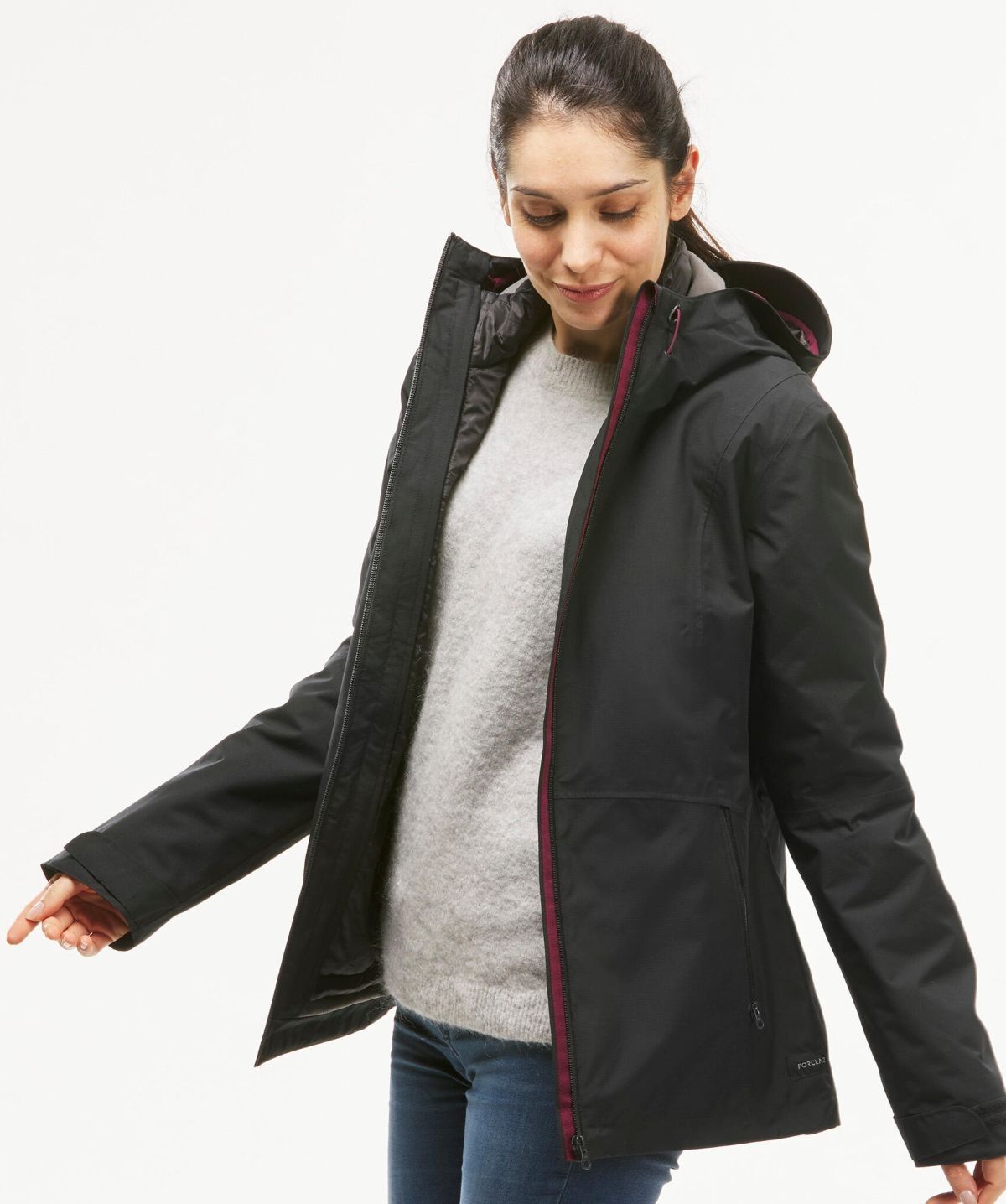 Chaqueta 3 en 1 Quechua MH500 de Decathlon