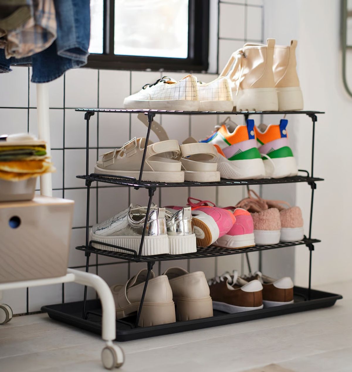 Estante zapatero de la serie GREJIG de Ikea