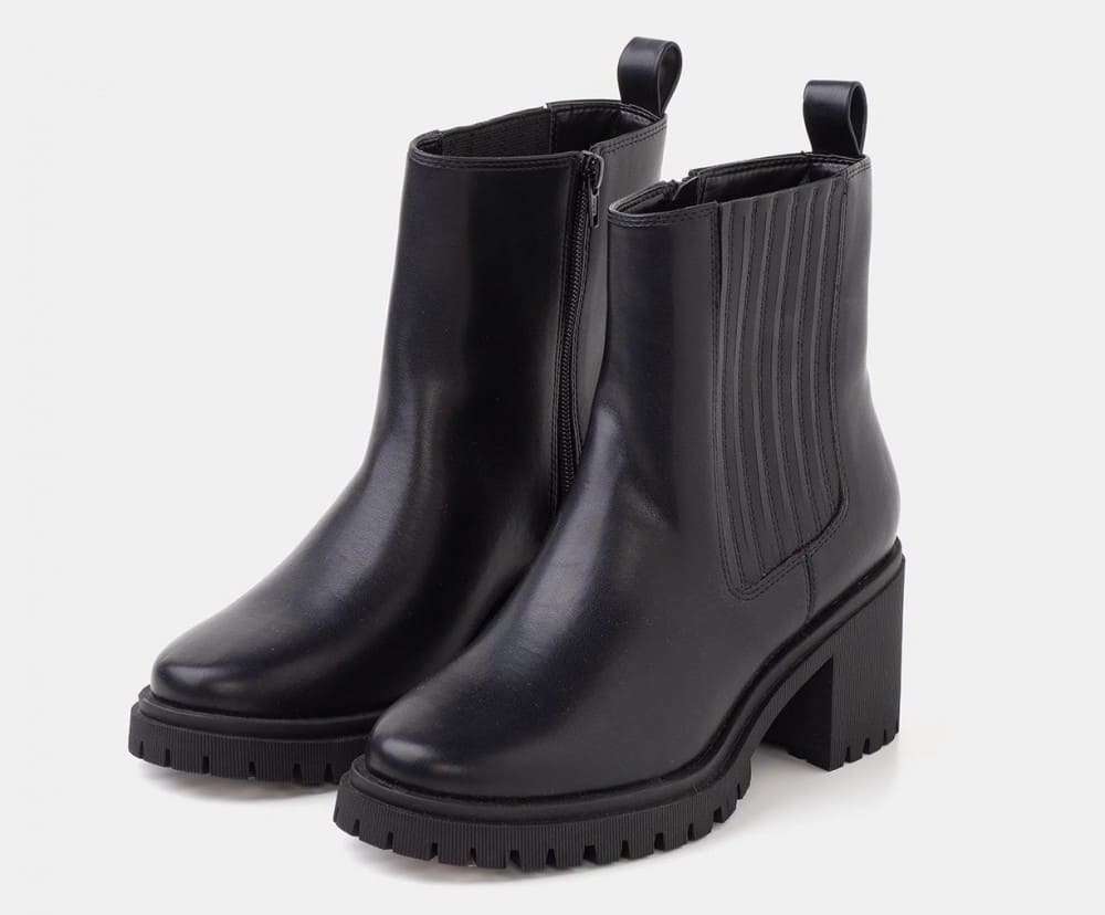 Botas con tacón alto y plataforma de Mujer TEX de Carrefour