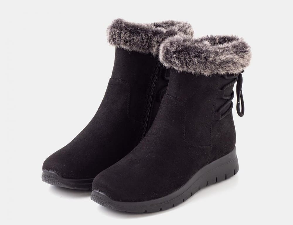 Botines con cuña con pelito de Mujer TEX de Carrefour