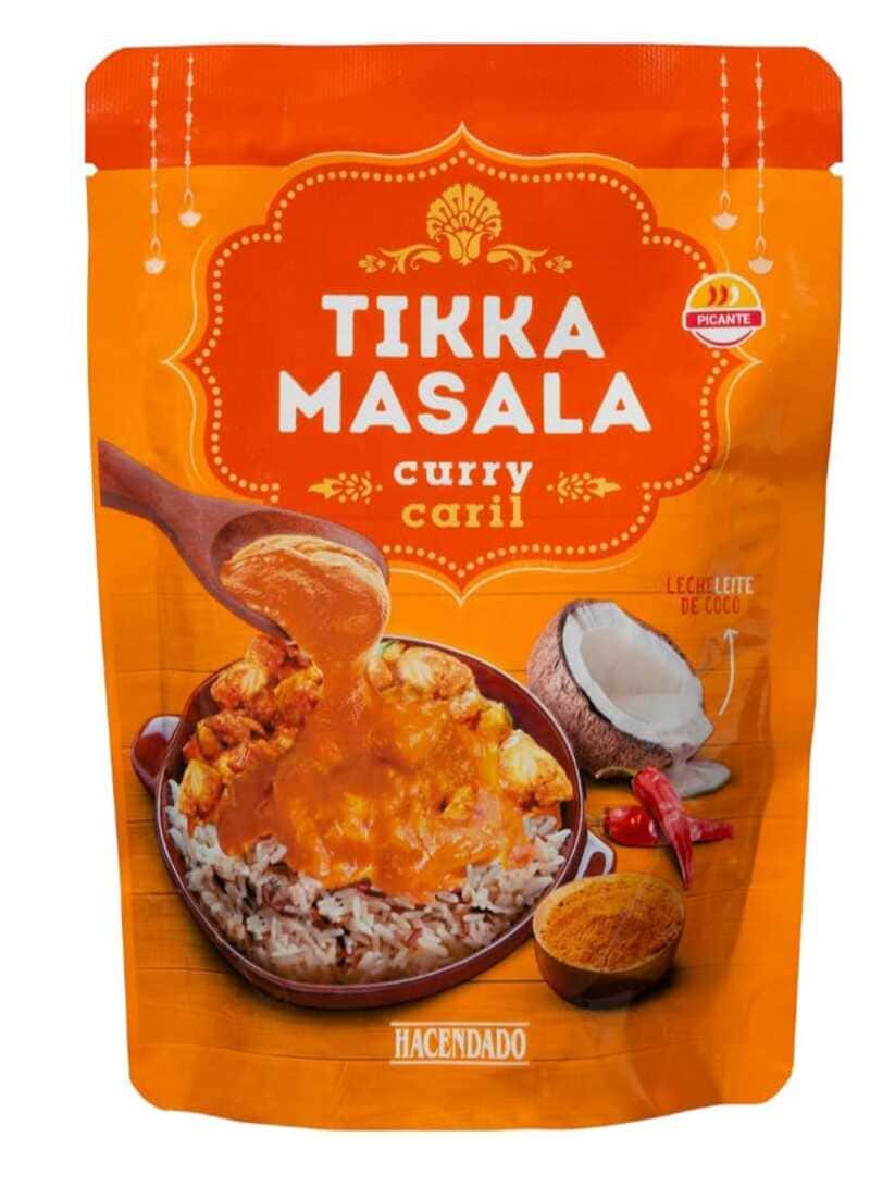 Salsa curry Tikka Masala Hacendado picante