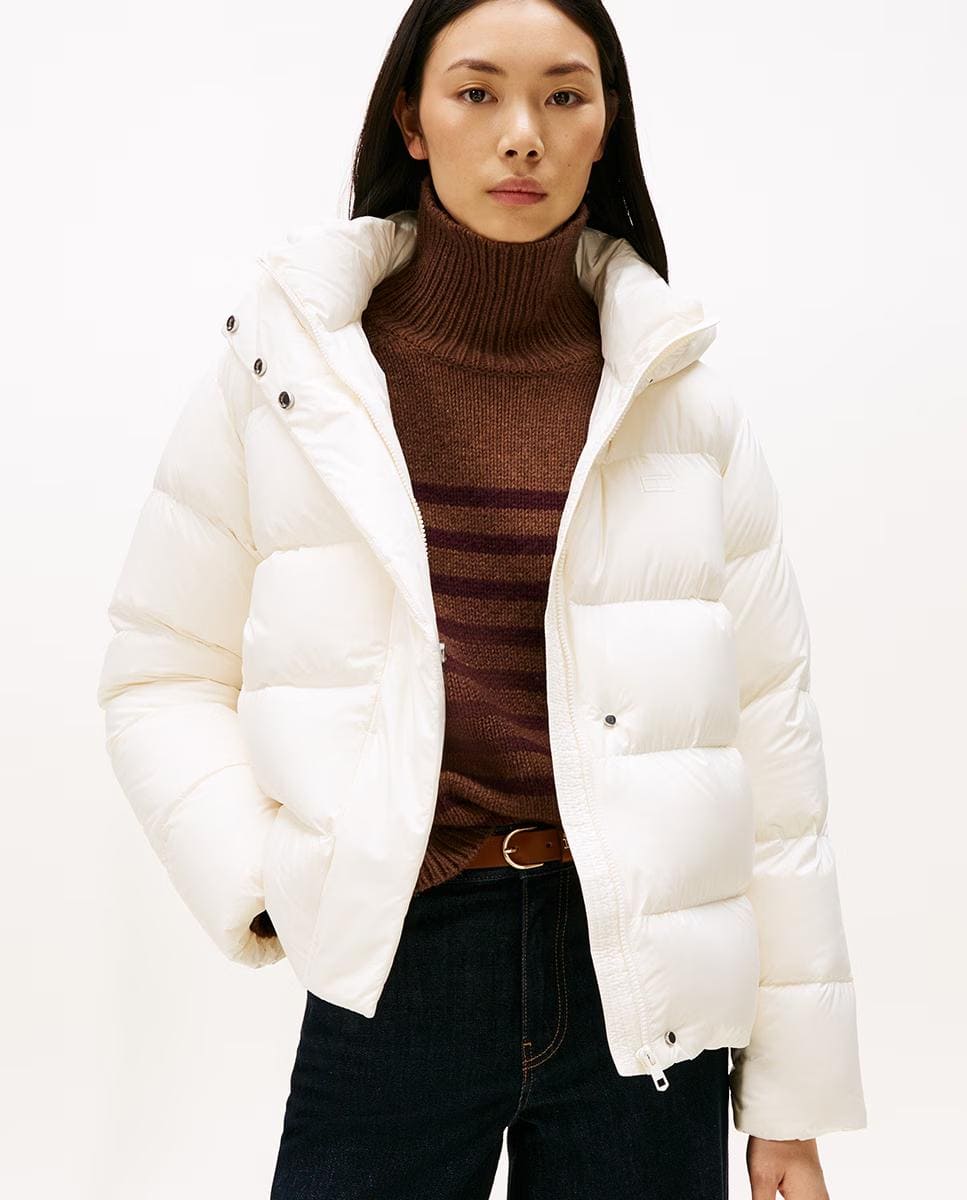 Abrigo acolchado con capucha, Tommy Hilfiger