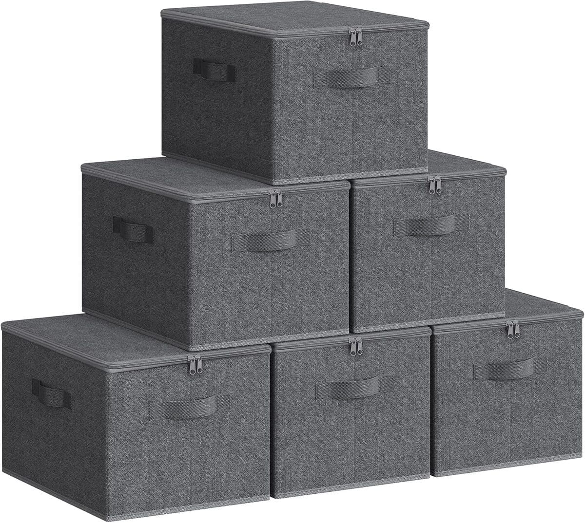 Set de cajas de almacenamiento plegables, SONGMICS