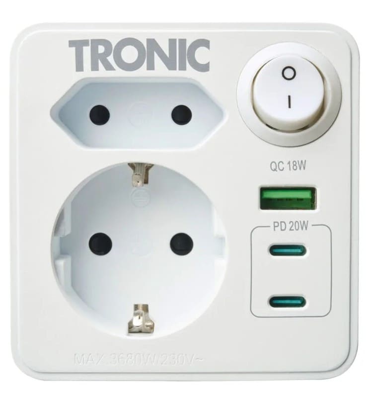 Adaptador para enchufes Tronic