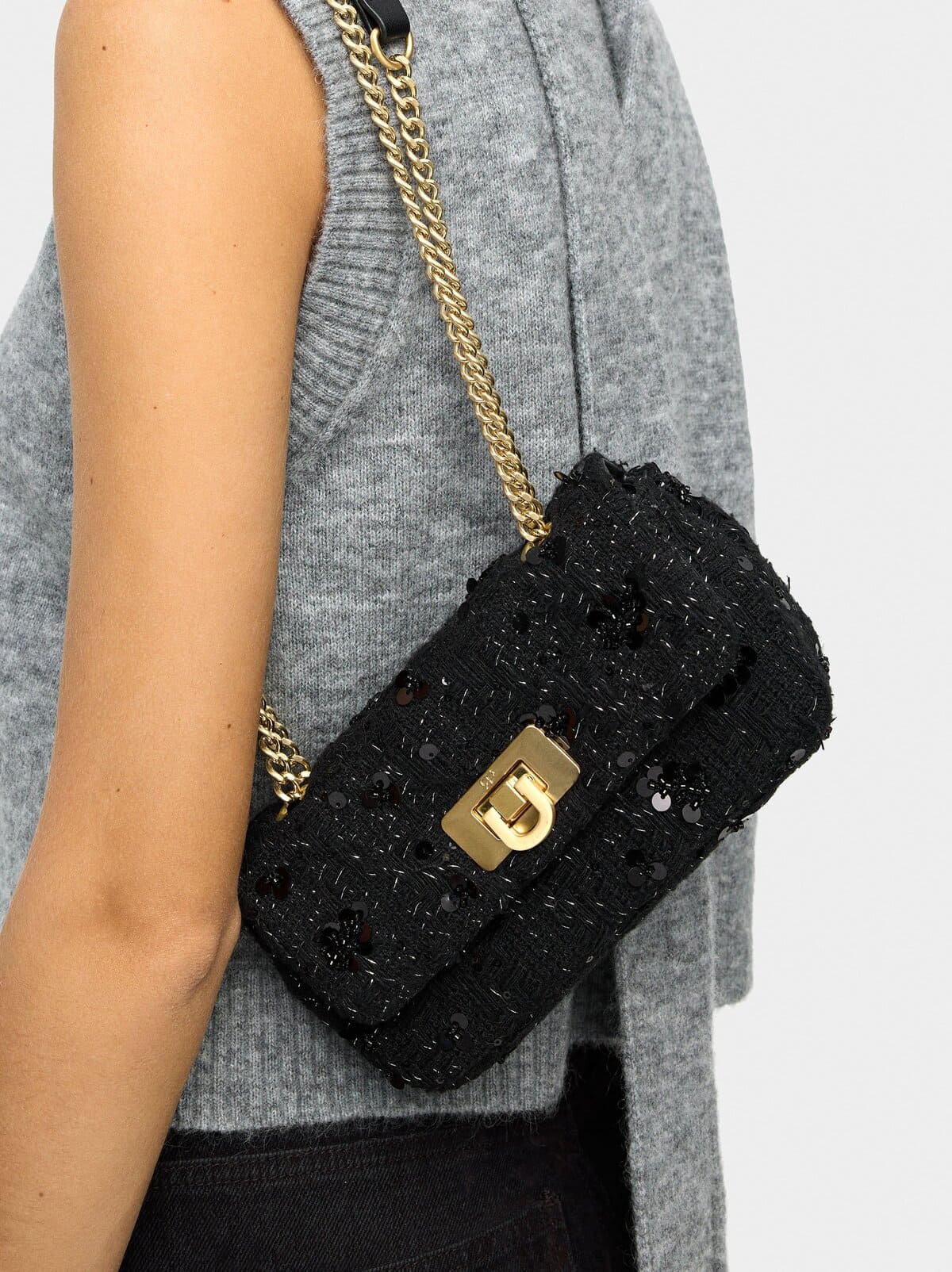 Bolso de fiesta tweed