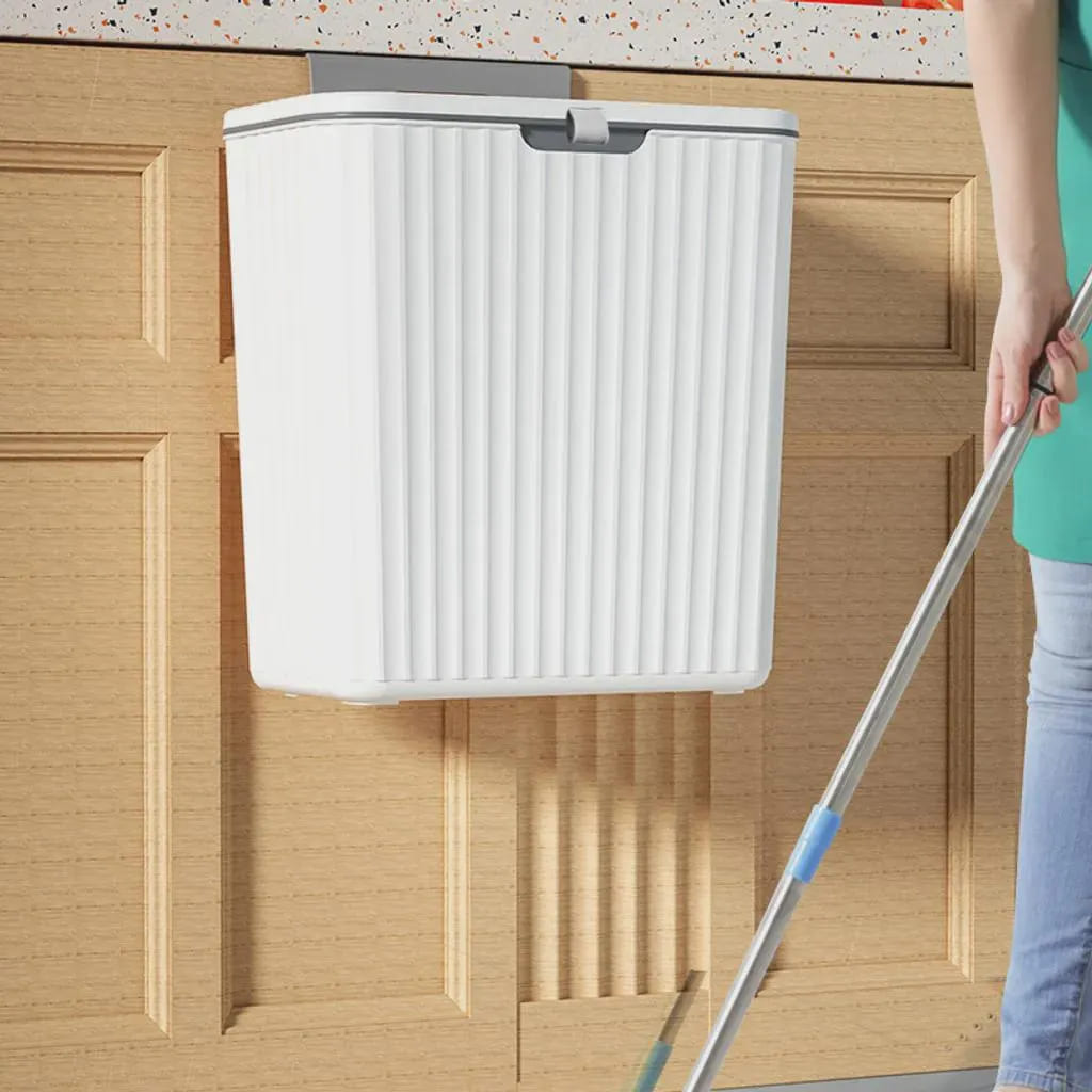 Cubo de basura colgante con tapa, MCBOSON