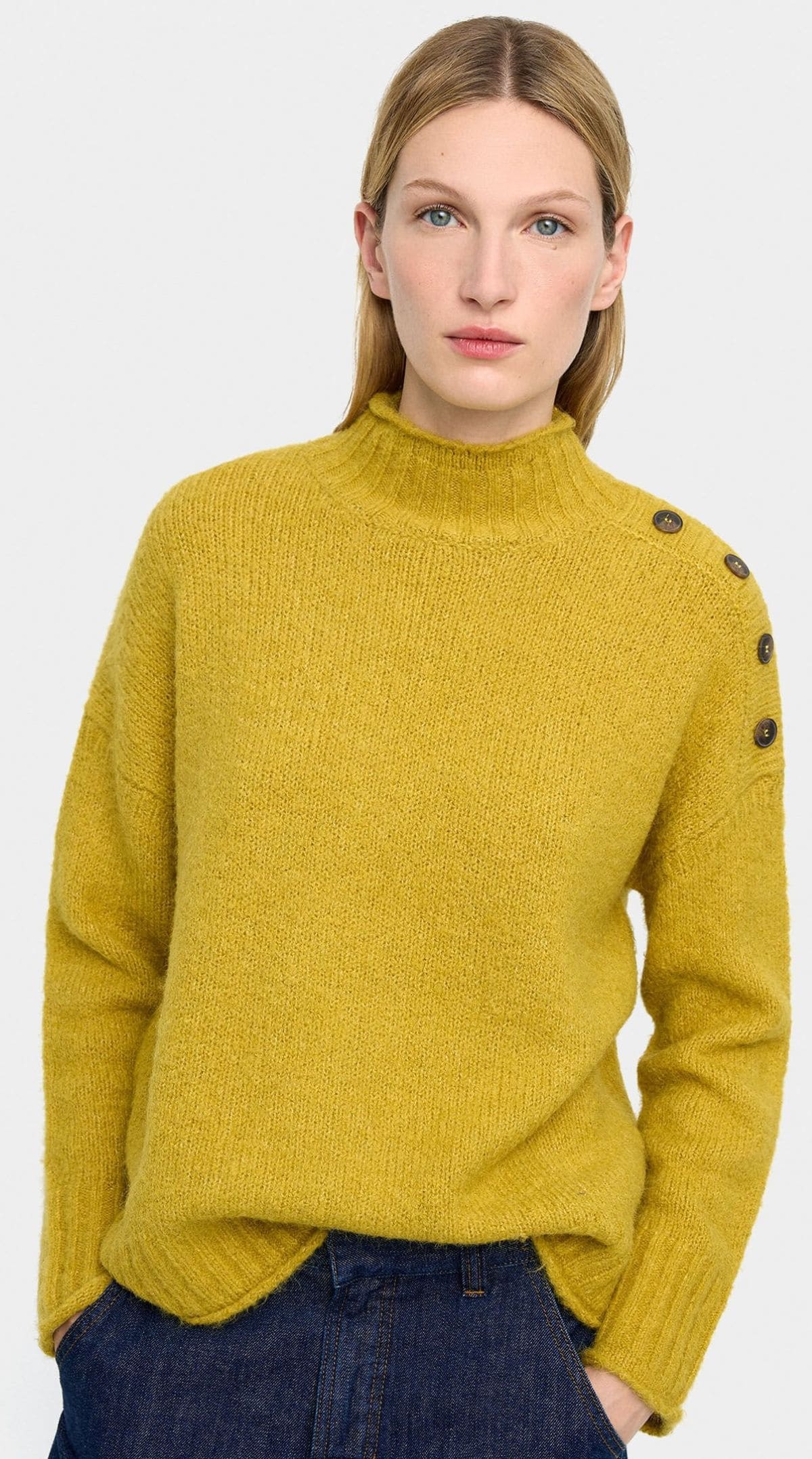 Jersey de punto con detalle de botones de Parfois