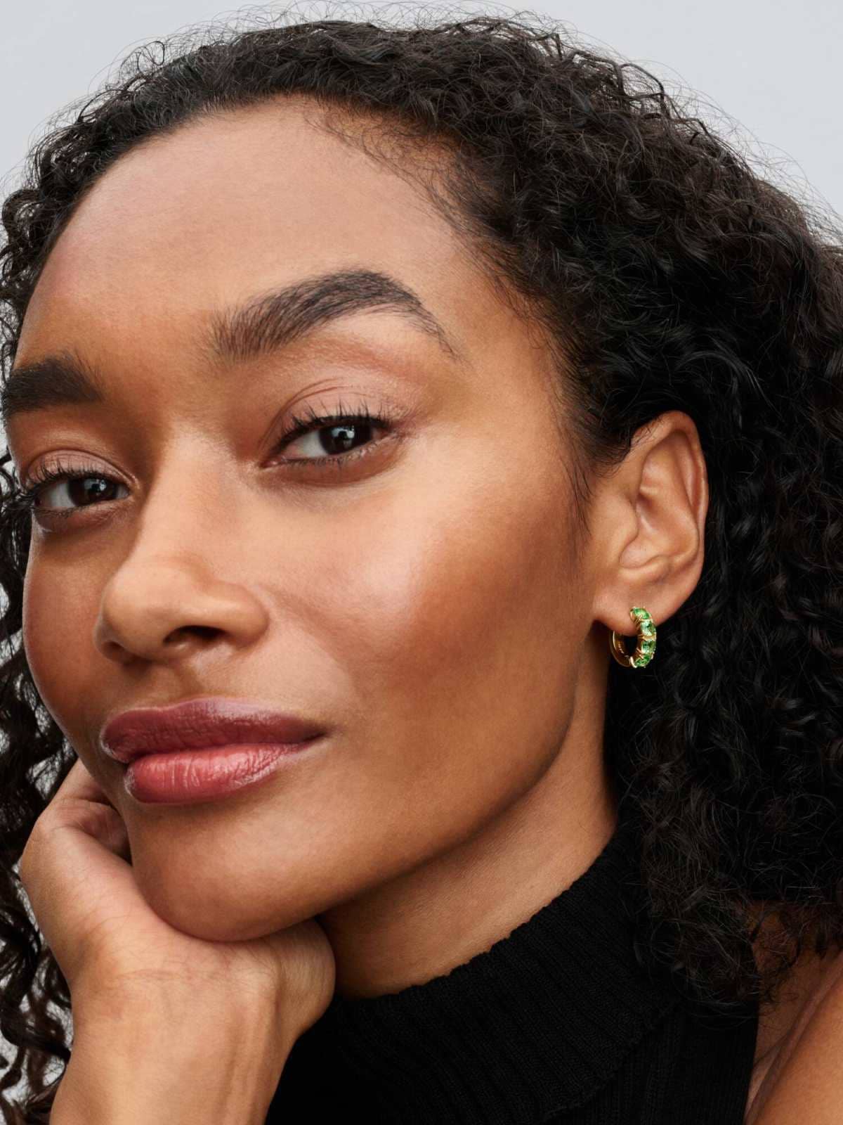 Pendientes de Aro Verdes de Pandora