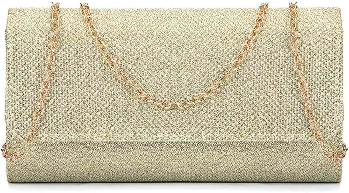 Bolso de mano brillante