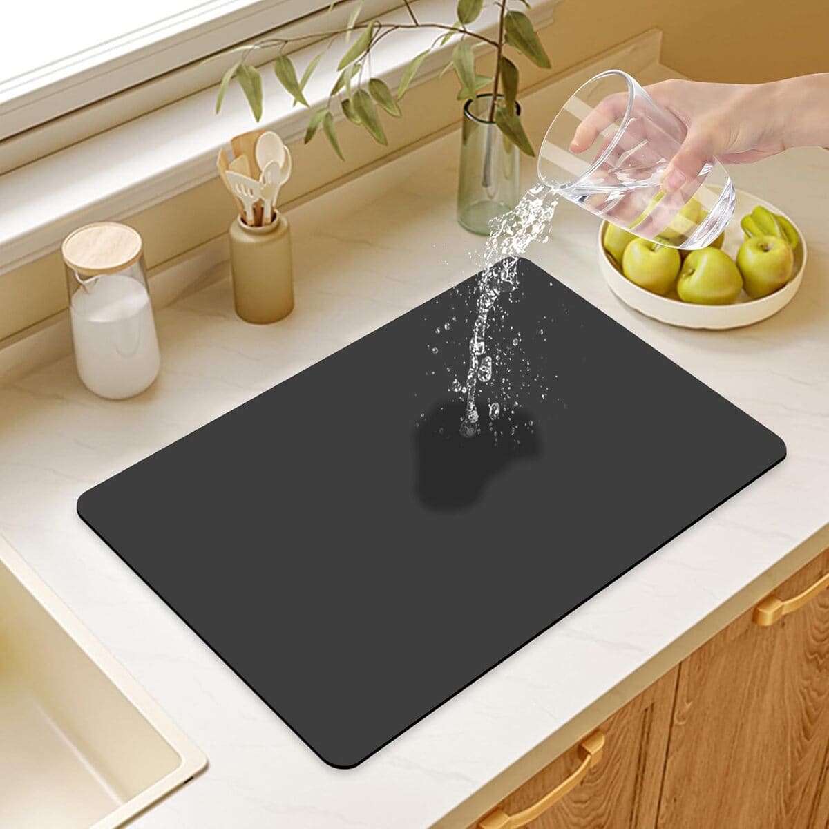 Tapete de secado de platos