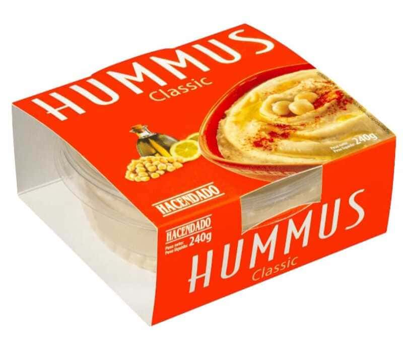 Hummus de garbanzos Hacendado receta clásica