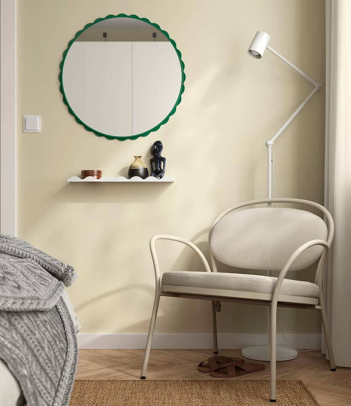 DAGGKAPRIFOL Espejo verde oscuro de Ikea