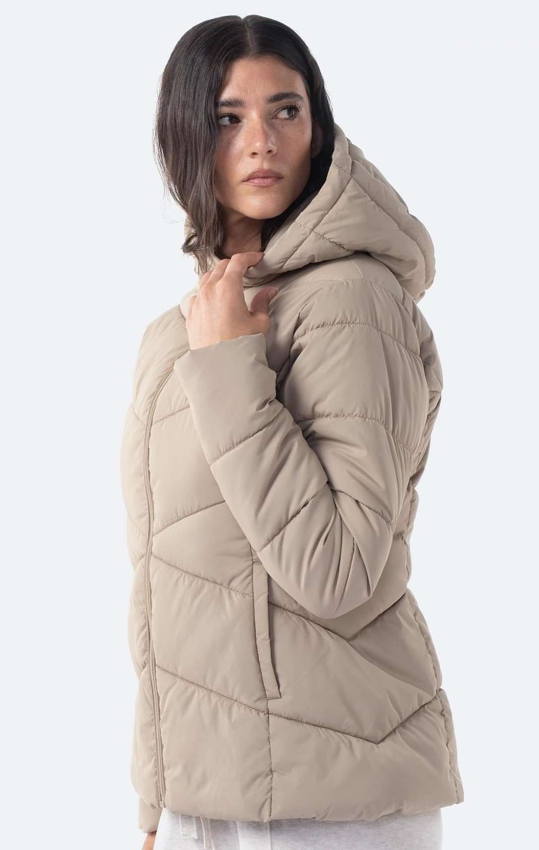 Parka acolchada con capucha de Mujer TEX de Carrefour
