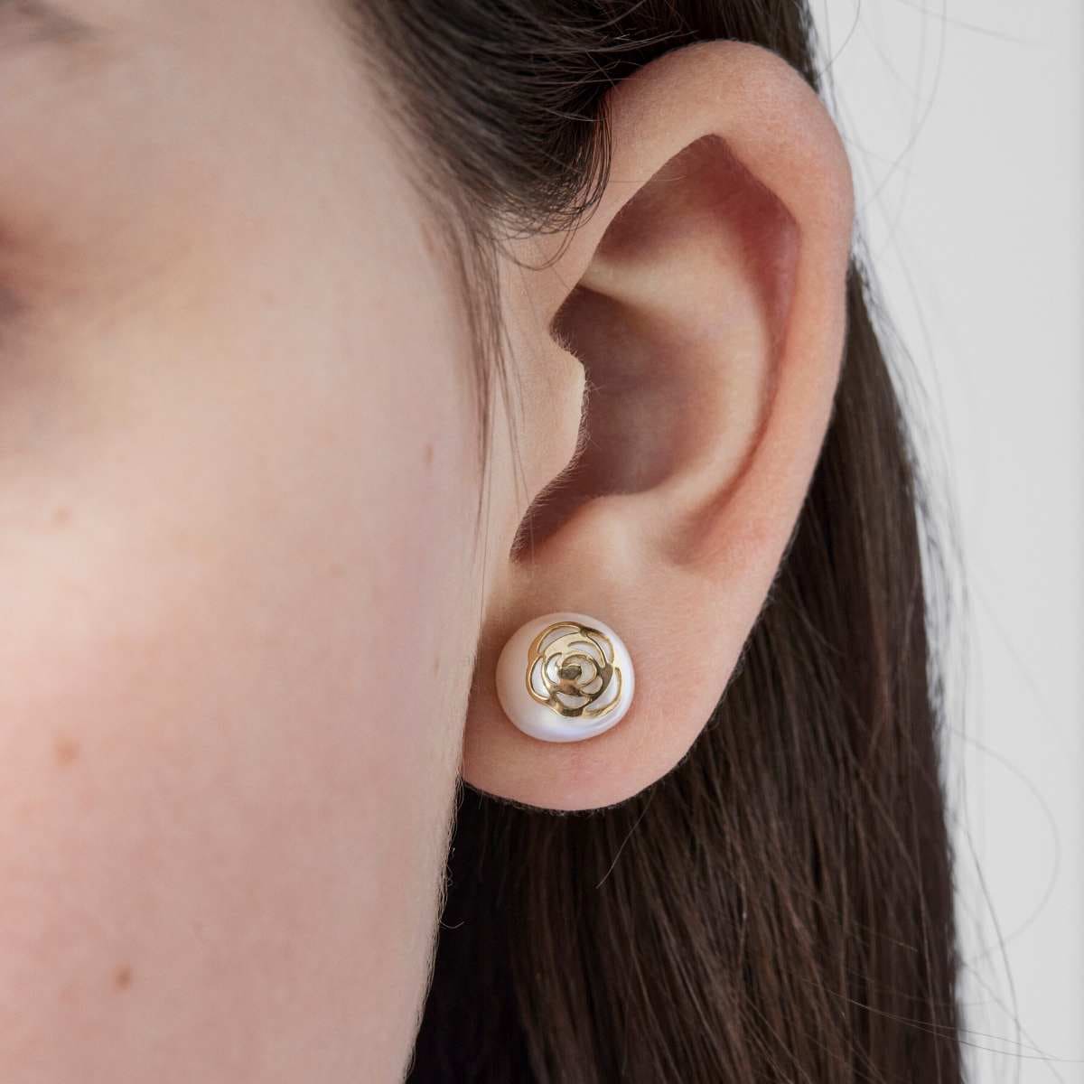 Pendientes de oro Rosa d'Abril de TOUS