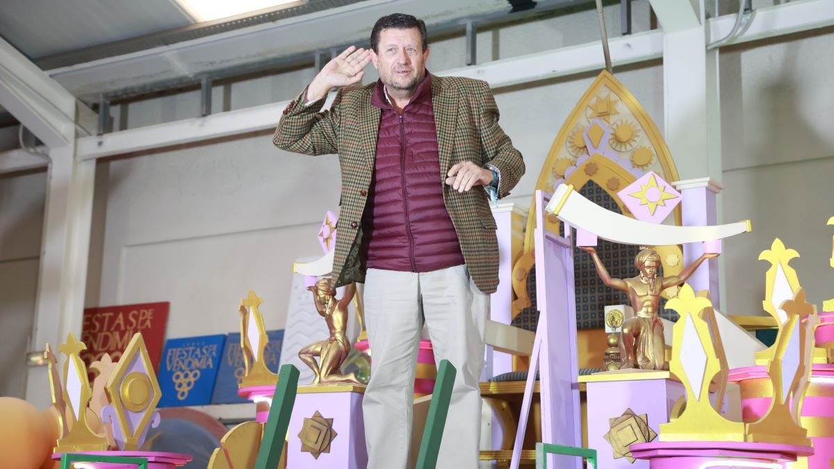 Antonio Ramírez en su carroza | Cristo García