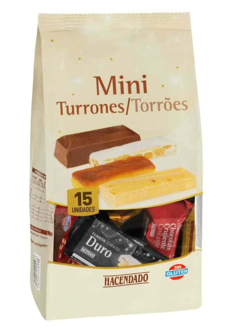 Surtido de mini turrones Hacendado
