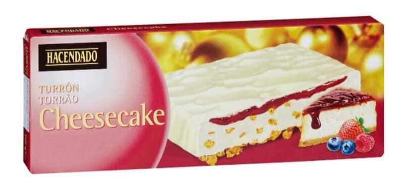 Turrón de cheesecake