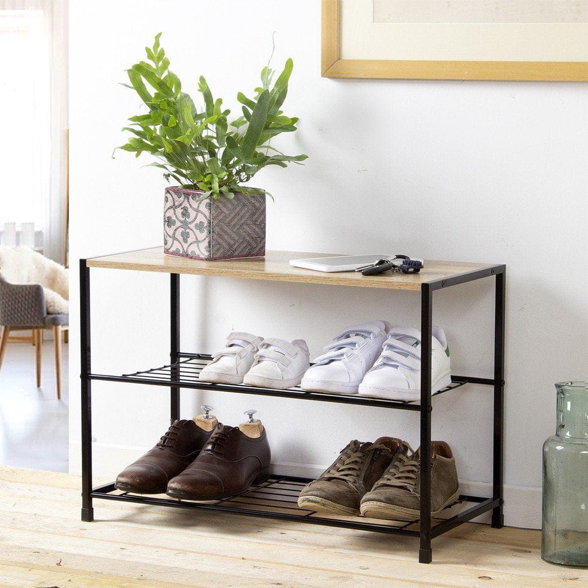 Zapatero de 3 niveles