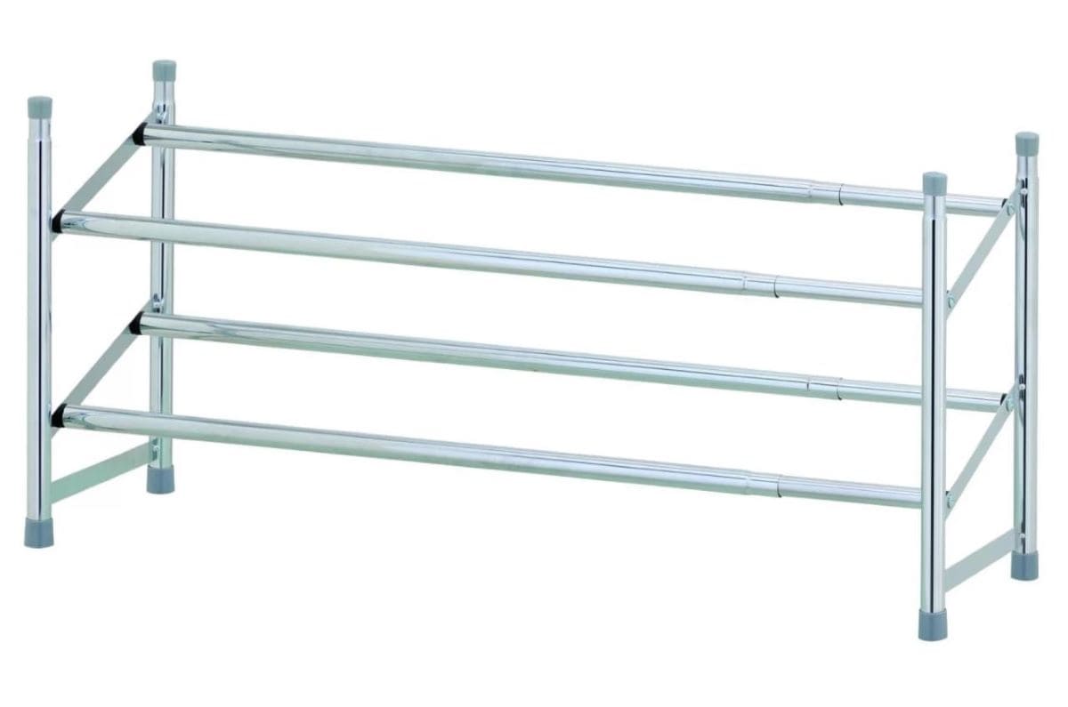 Zapatero metálico de 2 baldas, CARREFOUR HOME