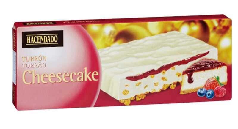 Turrón de cheesecake Hacendado