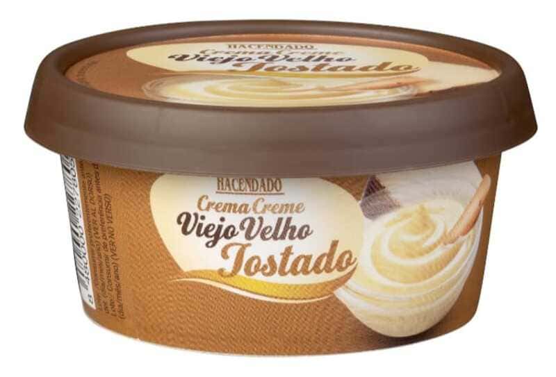 Crema de queso viejo tostado mezcla Hacendado