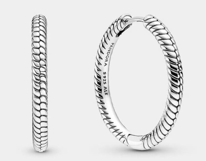 Pendientes de aro para charm, Pandora Moments