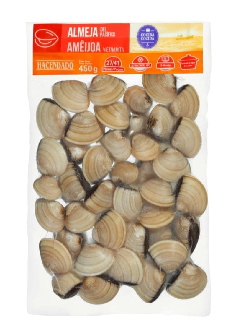 Almeja Hacendado congelada