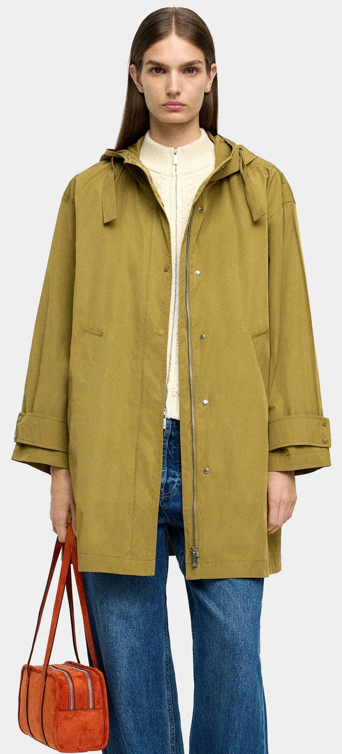 Abrigo parka con capucha de Parfois