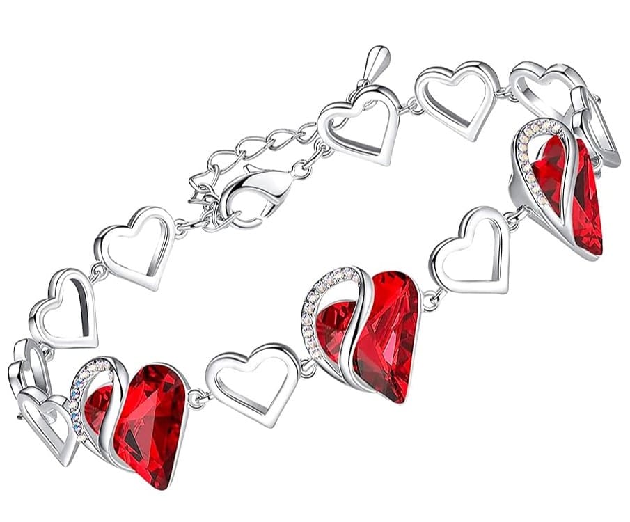 Brazalete Leafael Birthstone Corazón